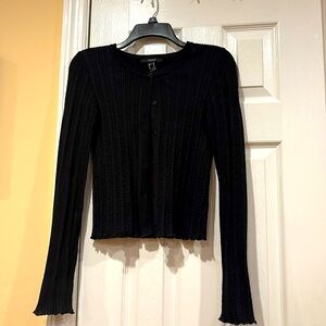 Black Short Cardigan